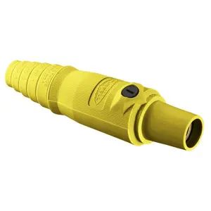 HBL300FY - Hubbell Single Pole, 300A Female Plug, Yellow