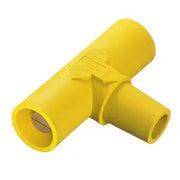 HBLPTY - Hubbell Single Pole, Parallel Tee, Female-Male-Male, Yellow