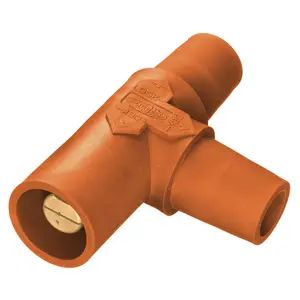 HBLTO - Hubbell Single Pole, Tapping Tee, Female-Female-Male, Orange