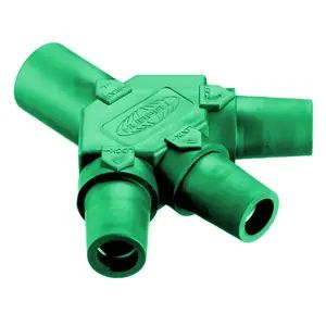 HBLM3FGN - Hubbell Single Pole, Tri Tap, M-F-F-F, Green