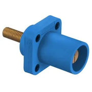 HBLMRSBL - Hubbell Single Pole, 300/400A Male Stud Receptacle, Blue