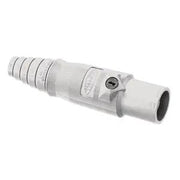 HBL400MW - Hubbell Single Pole, 400A, Male Plug, White