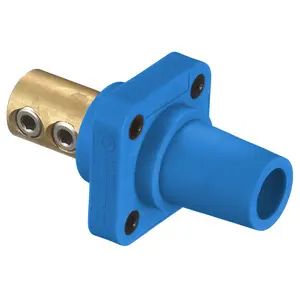 HBLFRBL - Hubbell Single Pole, 300/400A Female Receptacle, Screw, Blue