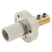 HBL15MRW - Hubbell Single Pole Series 15 Inlet, Double Set Screw, White