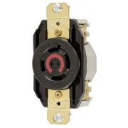 HBL2430 - Hubbell Twist-Lock Receptacle, 20A 3-Phase 480V, L16-20R, Black