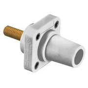 HBLFRSW - Hubbell Single Pole, 300/400A Female Stud Receptacle, White