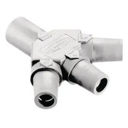 HBLM3FW - Hubbell Single Pole, Tri Tap, M-F-F-F, White