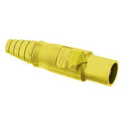 HBLMBY - Hubbell Single Pole, Replacement Body, Male Plug, Yellow