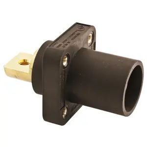 HBLMRBBN - Hubbell Single Pole, 300/400A Male Bus Receptacle, Brown