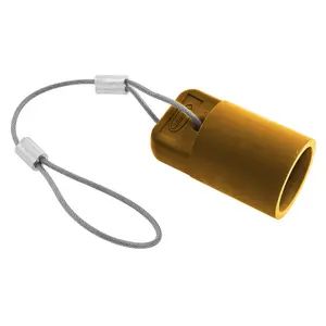 HBLFCAPO - Hubbell Single Pole, Female Cap, Orange