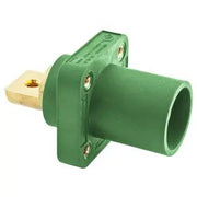 HBLMRBGN - Hubbell Single Pole, 300/400A Male Bus Receptacle, Green