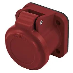 HBLNCAR - Hubbell Single Pole, Non-Metallic Cover, Red