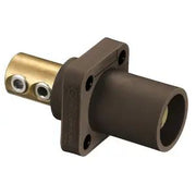 HBLMRBN - Hubbell Single Pole, 300/400A Male Receptacle, Screw, Brown