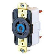 HBL2320ST - Hubbell Twist-Lock Receptacle, 20A 250V, L6-20R, Black, Spring Terminal