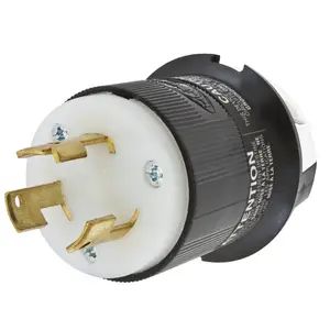 HBL3331C - Hubbell Twist-Lock Plug, 30A 125/250V, 3P3W