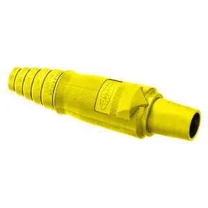 HBLFBY - Hubbell Single Pole, Replacement Body, Female Plug, Yellow