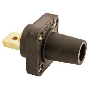 HBLFRBBN - Hubbell Single Pole, 300/400A Female Bus Receptacle, Brown