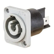 HBLPMODGY - Hubbell Insul-Lock, Panel Mount Outlet, Divided
