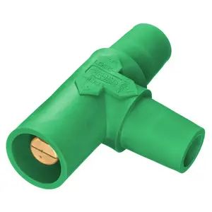 HBLTGN - Hubbell Single Pole, Tapping Tee, Female-Female-Male, Green