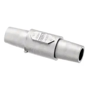 HBLDFW - Hubbell Single Pole, Double Female Connector, White