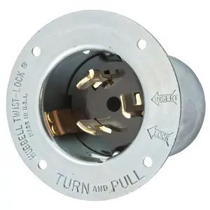 CS8175 - Hubbell Twist-Lock Inlet, 50A 480V, 3P4W