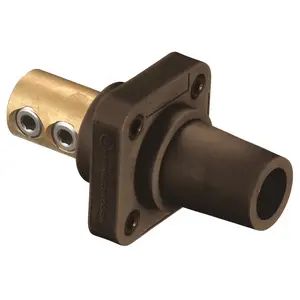 HBLFRBN - Hubbell Single Pole, 300/400A Female Receptacle, Screw, Brown