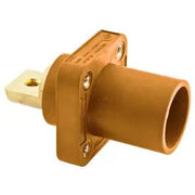 HBLMRBO - Hubbell Single Pole, 300/400A Male Bus Receptacle, Orange