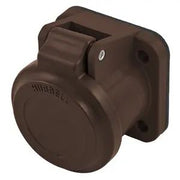 HBLNCABN - Hubbell Single Pole, Non-Metallic Cover, Brown