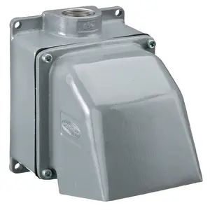 FW60100 - Hubbell Pin & Sleeve, IEC, 4WAY Box, 60/100A, 1 1/2", Aluminum