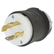 HBL2711 - Hubbell Twist-Lock Plug, 30A 125/250V, L14-30P, Black/White