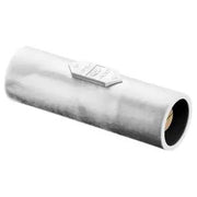 HBLDMW - Hubbell Single Pole, Double Male Connector, White