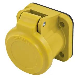 HBLNCAY - Hubbell Single Pole, Non-Metallic Cover, Yellow