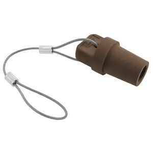 HBLMCAPBN - Hubbell Single Pole, Male Cap, Brown