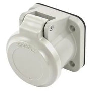 HBLNCAW - Hubbell Single Pole, Non-Metallic Cover, White