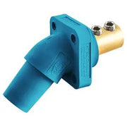 HBLFRABL - Hubbell Single Pole, 300/400A Angle Receptacle, Screw, Blue