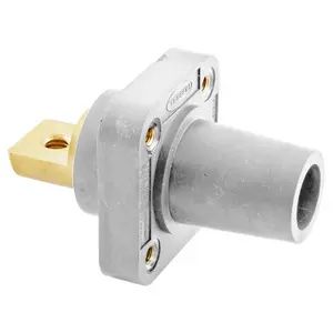 HBLFRBW - Hubbell Single Pole, 300/400A Female Bus Receptacle, White