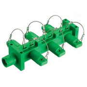 HBL7DBGN - Hubbell Single Pole, Distribution Block, Green