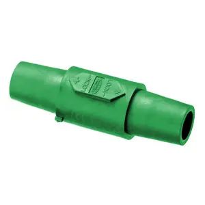HBLDFGN - Hubbell Single Pole, Double Female Connector, Green