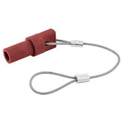 HBL15MCAPR - Hubbell Single Pole Series 15 Male Cap, Red