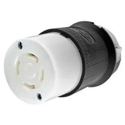 HBL2723 - Hubbell Twist-Lock Connector, 30A 3-Phase 250V, L15-30R, Black/White