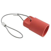 HBLFCAPR - Hubbell Single Pole, Female Cap, Red