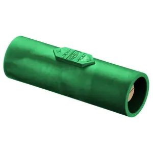 HBLDMGN - Hubbell Single Pole, Double Male Connector, Green