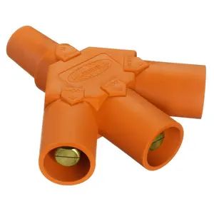 HBLF3MO - Hubbell Single Pole, Tri Tap, F-M-M-M, Orange