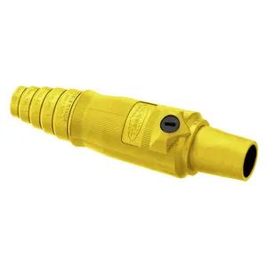 HBL400FY - Hubbell Single Pole, 400A Female Plug, Yellow