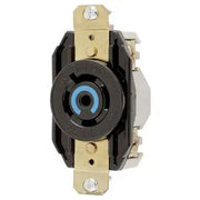 HBL2510 - Hubbell Twist-Lock Receptacle, 20A 3-Phase 120/208V, L21-20R, Black