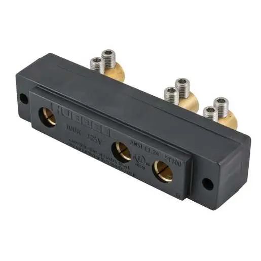 HBL100SPFR - Hubbell 100A 125V Stage Pin Female Receptacle, Double Set Screw
