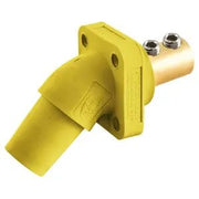 HBLFRAY - Hubbell Single Pole, 300/400A Angle Receptacle, Screw, Yellow