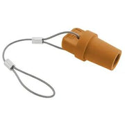 HBLMCAPO - Hubbell Single Pole, Male Cap, Orange