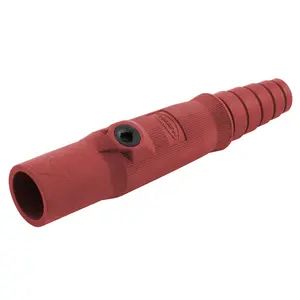 HBL15MR - Hubbell Single Pole Series 15 Male Plug, 150A, Red