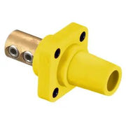 HBLFRY - Hubbell Single Pole, 300/400A Female Receptacle, Screw, Yellow